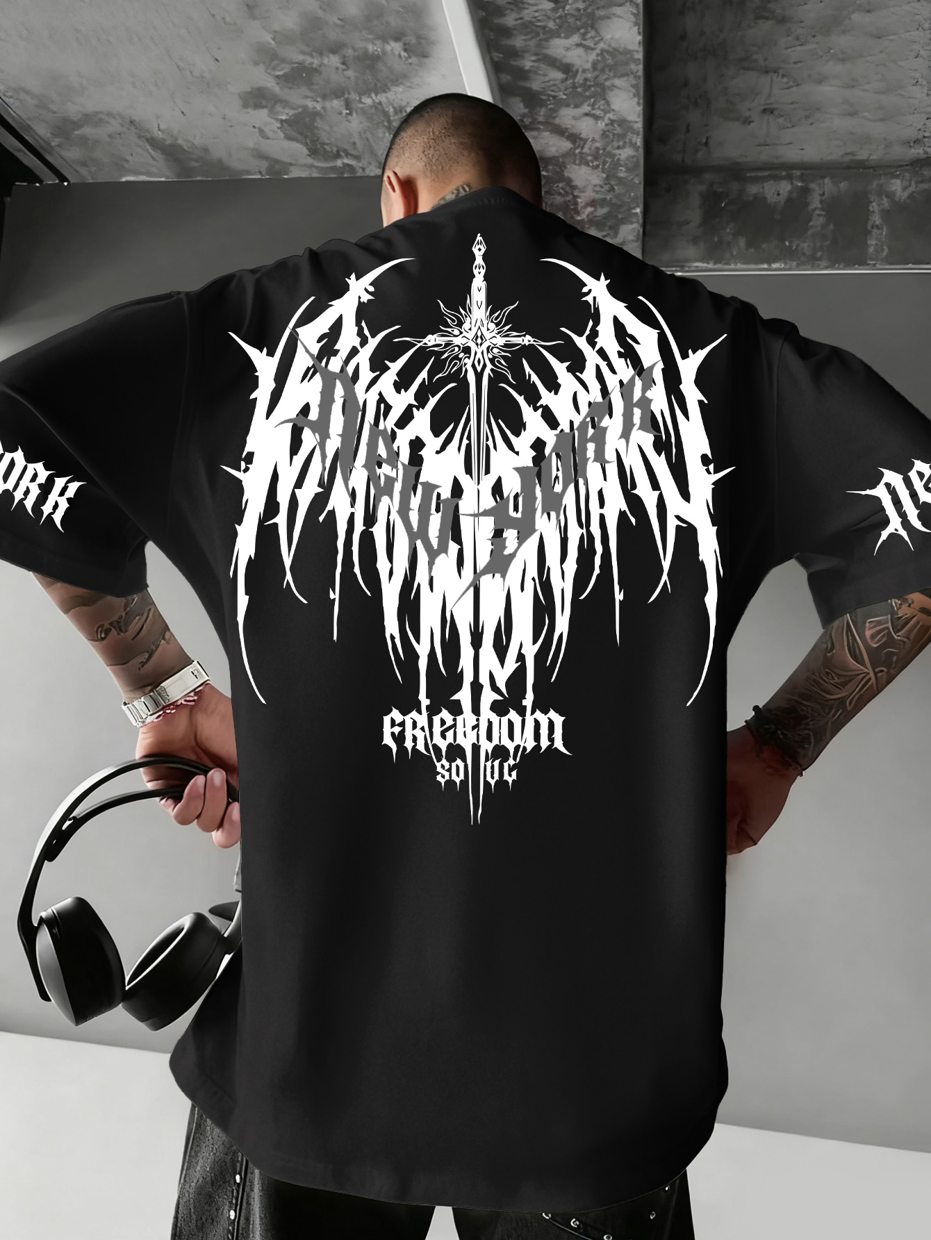 York Men'S Fashion - Camiseta masculina de manga curta estilo