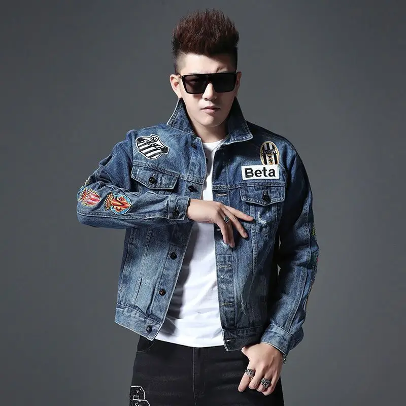 Men'S Fashion Light Jacket - Outono e inverno nova jaqueta jeans