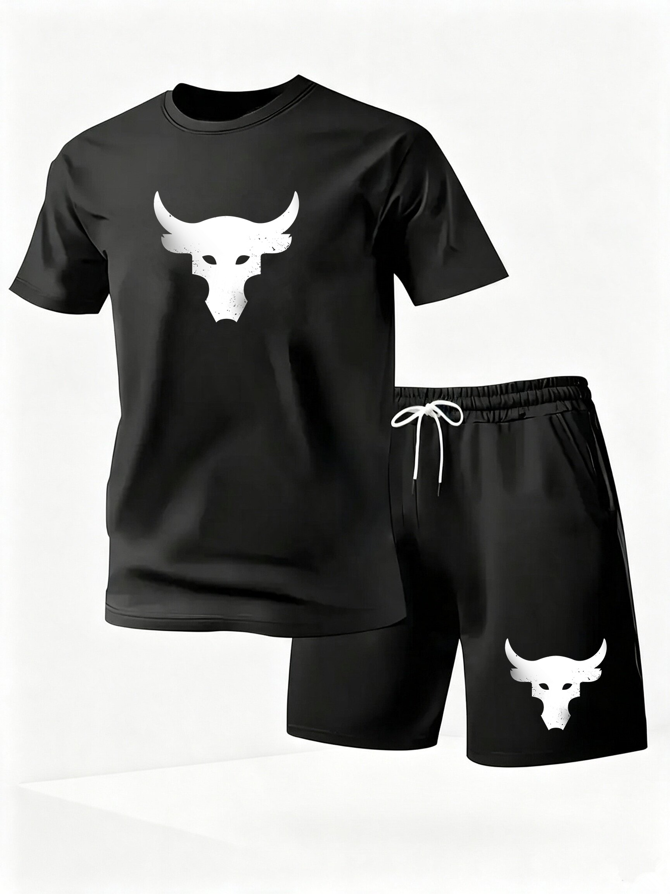 Men'S Fashion Looks - Conjunto de Camiseta de Manga Curta