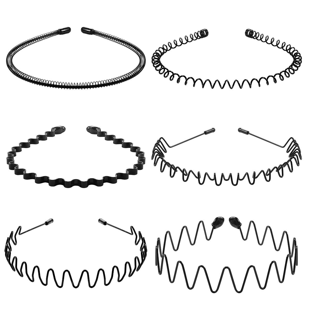 Men Fashion Hair Style - 6PCS Faixa de Cabelo Esportiva de