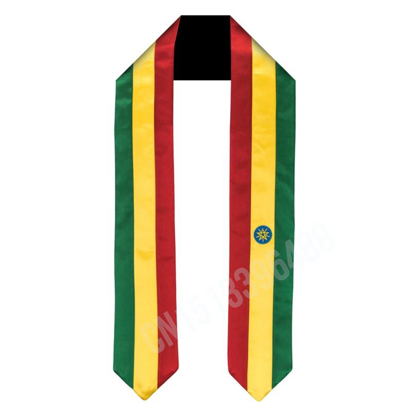 Men Fashion Rave - Lenço com bandeira da Etiópia, faixa