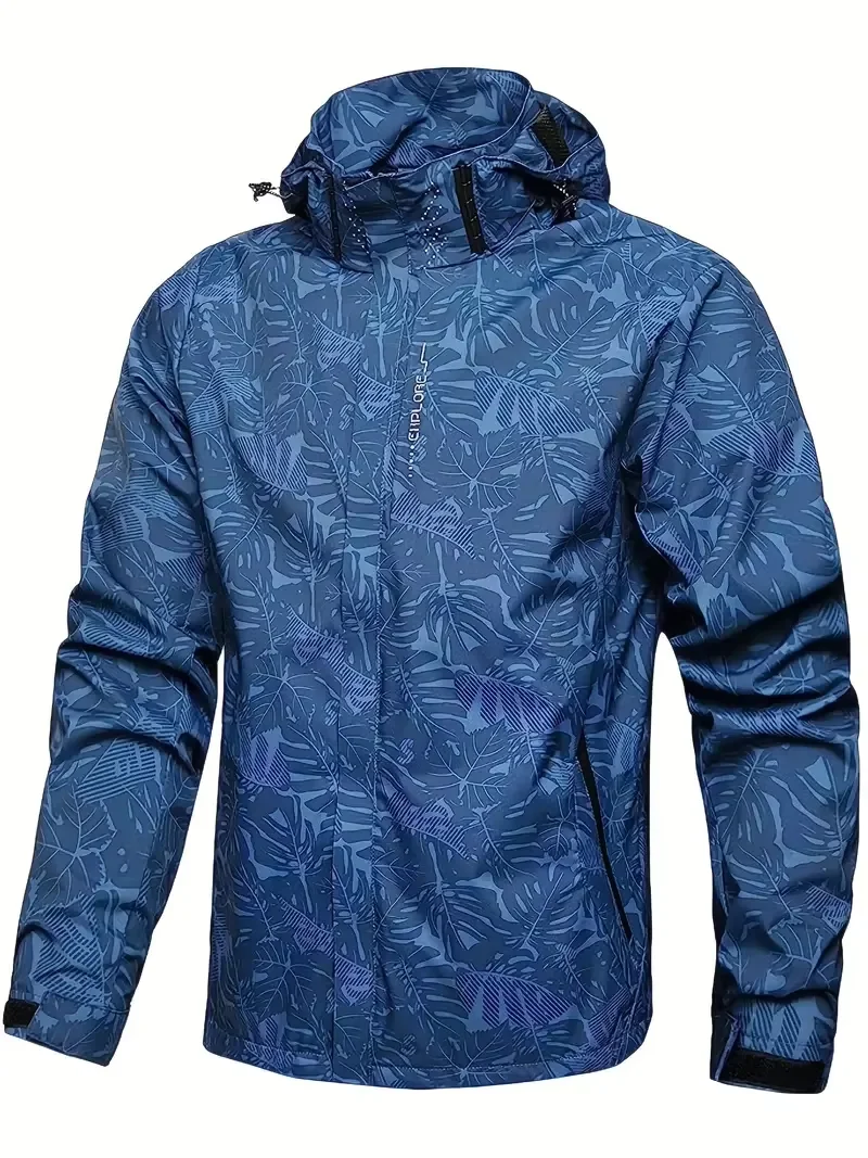 Windbreaker Men Zip - Jaqueta Corta-Vento Masculina Casual Impermeável 2026