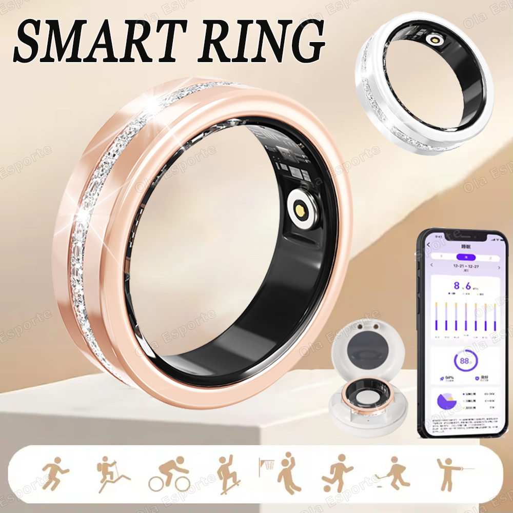 Men'S Fashion Rings - Novo Anel Inteligente 2026: Monitor de