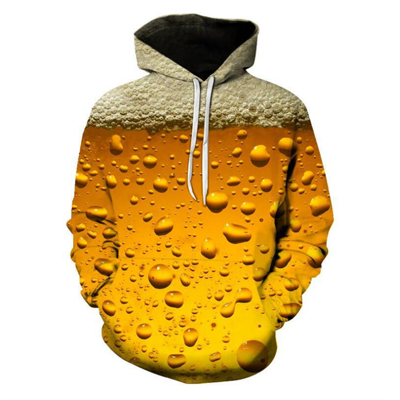 Men'S Fashion Hamburg - 2024 nova impressão 3d cerveja hamburgo