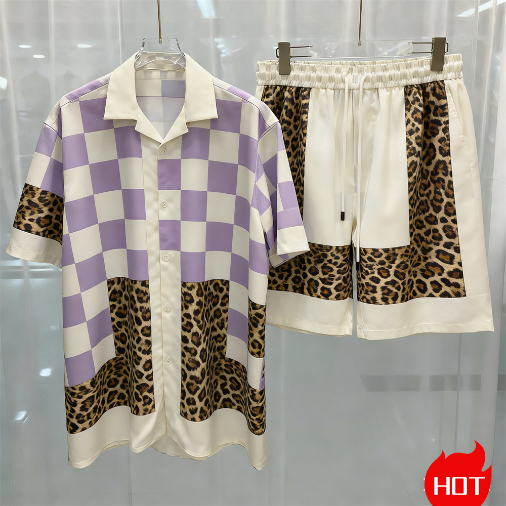 Men'S Fashion Looks - Conjunto de Camisa e Shorts Masculino