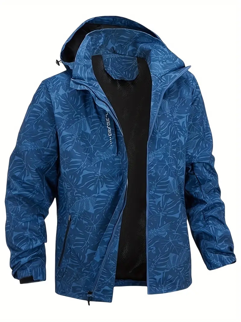 Windbreaker Men Zip - Jaqueta corta-vento impermeável leve casual masculina,