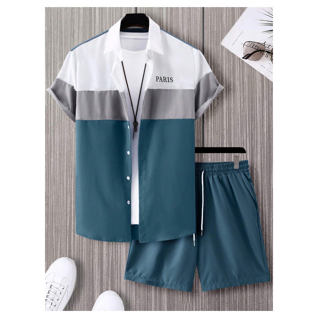 Men'S Fashion Looks - Conjunto Masculino de Moda Azul e