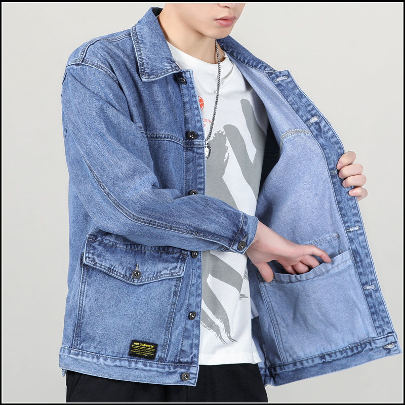 Men'S Fashion Light Jacket - Jaqueta jeans masculina novo estilo primavera