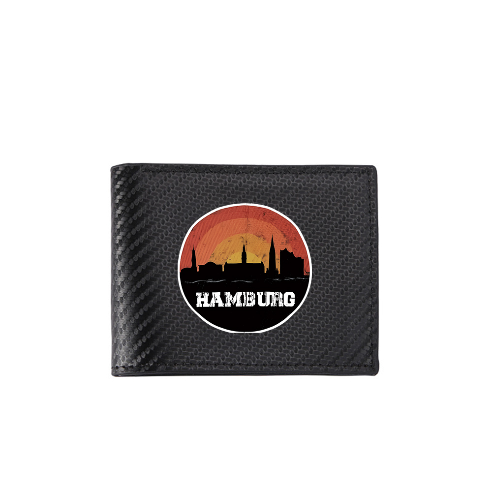 Carteira masculina com estampa - Men'S Fashion Hamburg avaliação e preço