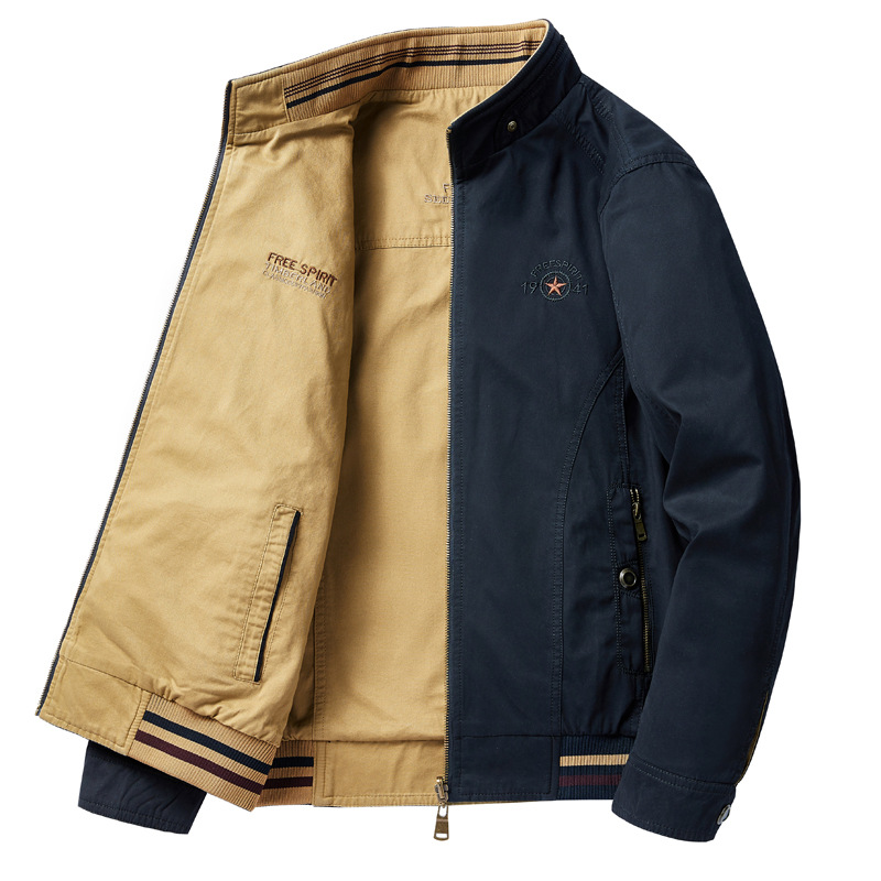 Jaqueta de caminhada dupla fac - Windbreaker Men Zip avaliação e preço