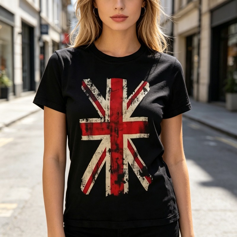 Camiseta Gráfica Union Jack Vi - Men'S Fashion Uk avaliação e preço