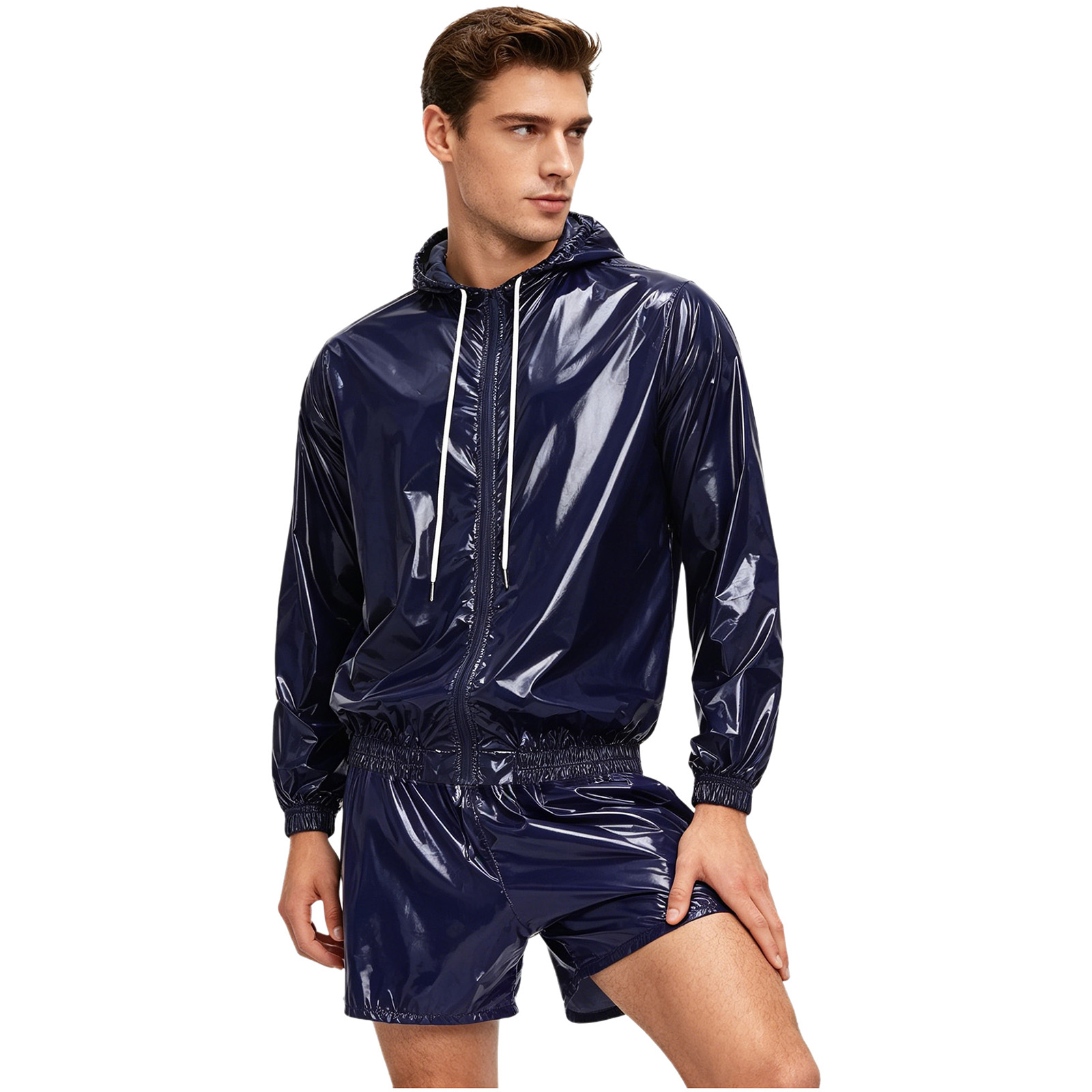 Conjunto de treino à prova d'á - Windbreaker Men Zip avaliação e preço