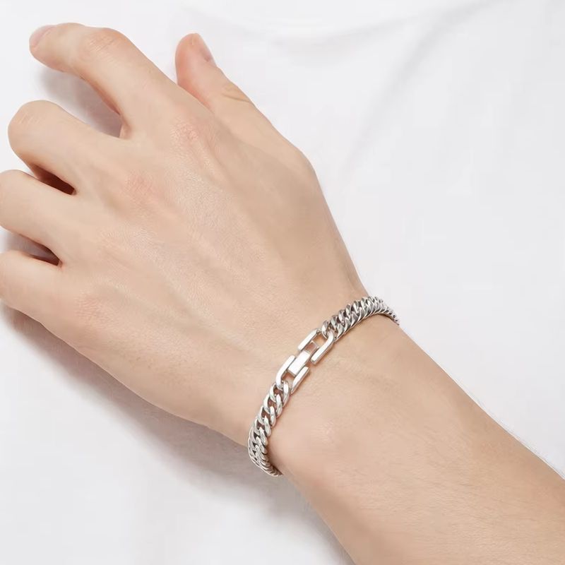 Nova Pulseira Masculina de Cor - Mens Fashion In 1920 avaliação e preço