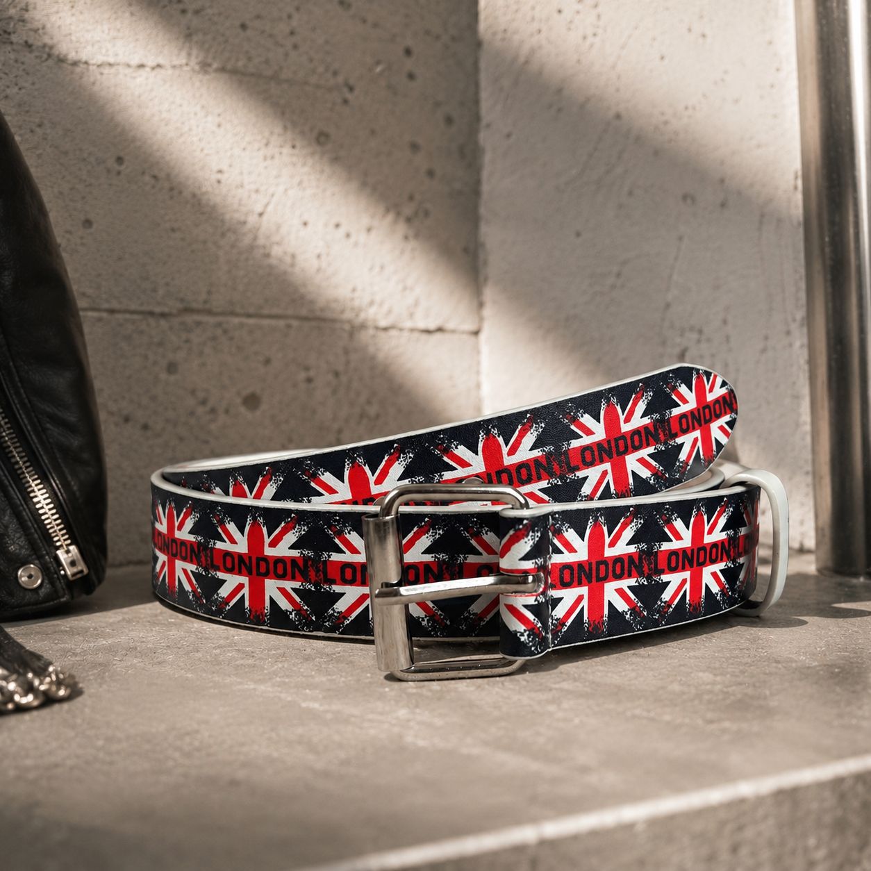 Cinto com Estampa da Bandeira  - Men'S Fashion Uk avaliação e preço