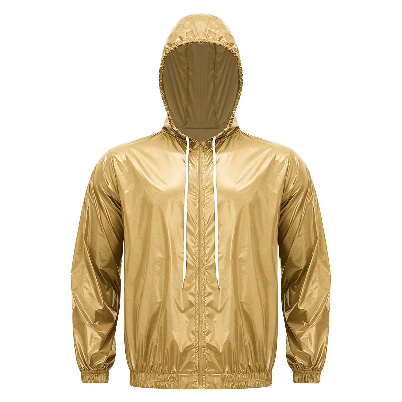 Jaqueta masculina à prova d'ág - Windbreaker Men Zip avaliação e preço
