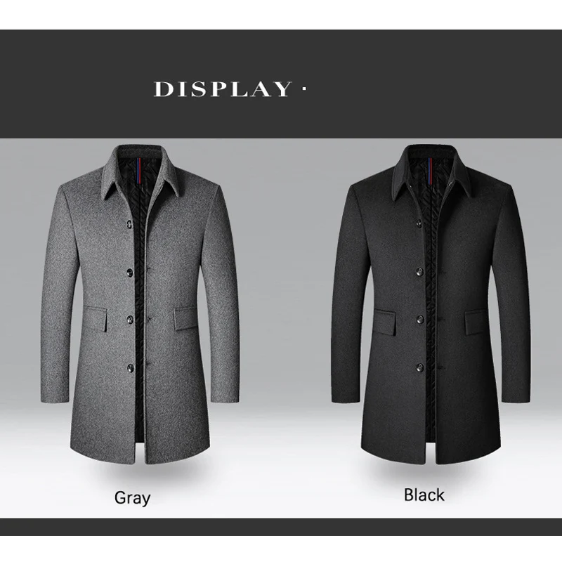 Casaco de Inverno Masculino BR - Men'S Fashion Light Jacket avaliação e preço