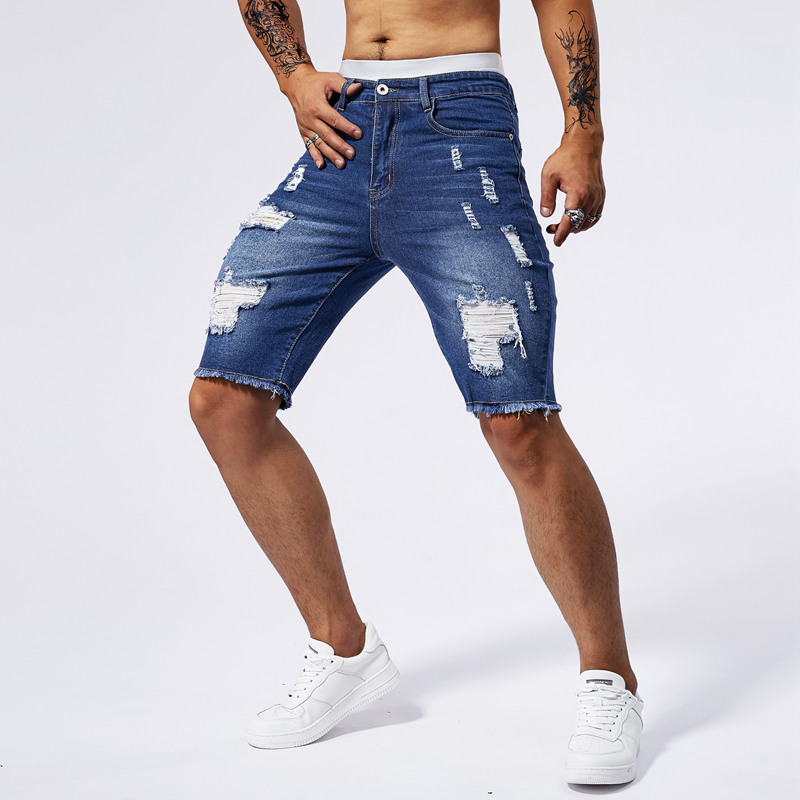 2025 verão novos homens rasgad - Mens Fashion Summer 2025 avaliação e preço