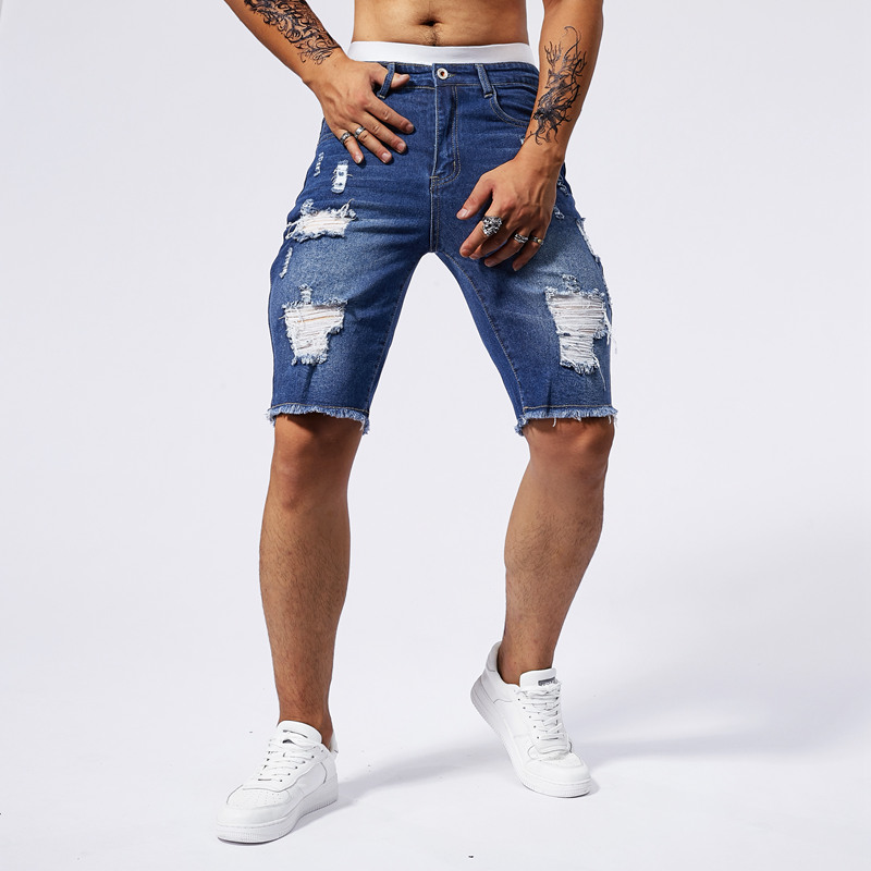 2025 verão novos homens rasgad - Mens Fashion Summer 2025 avaliação e preço
