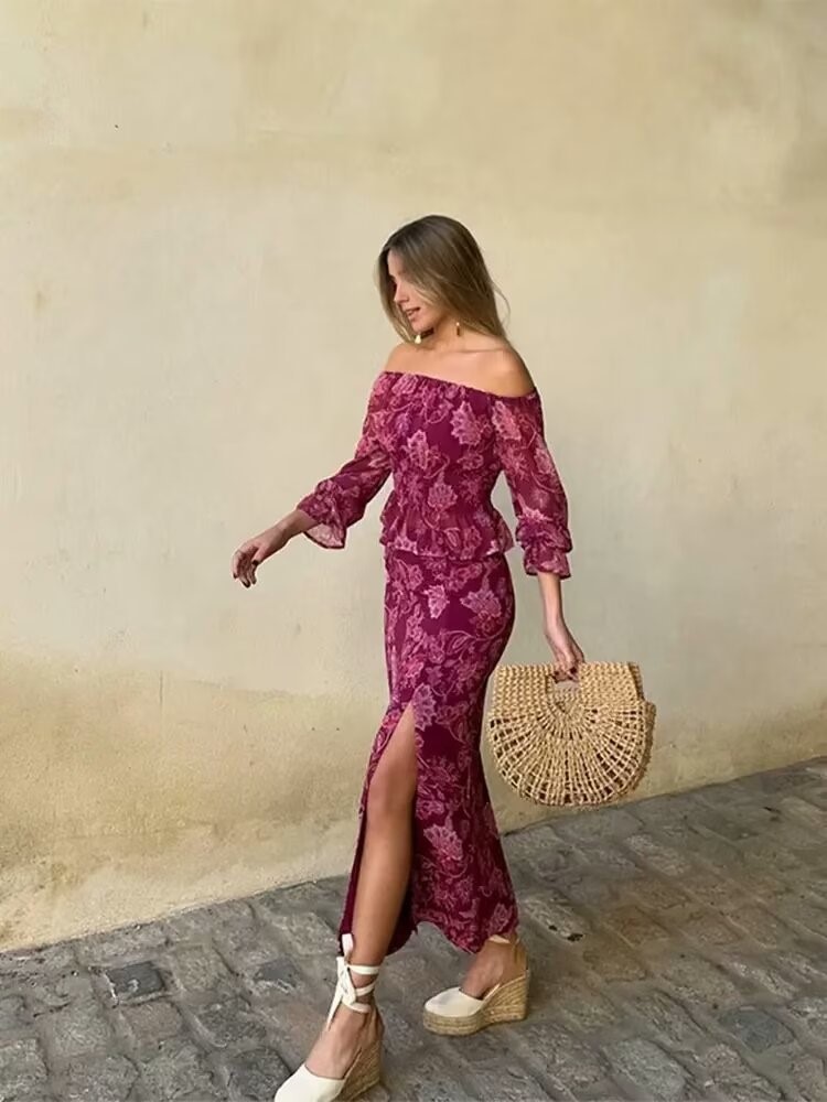 Vintage sexy elegante impresso - Mens Fashion Summer 2025 avaliação e preço