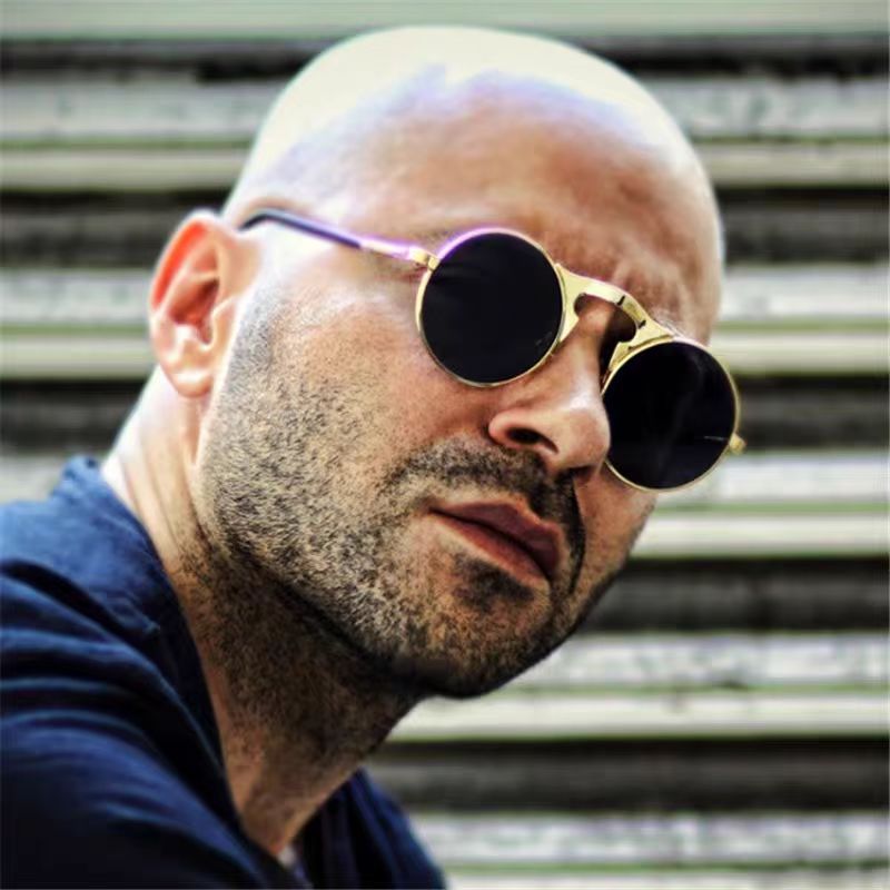 Óculos de Sol Redondos Retro S - Men Fashion Rave avaliação e preço