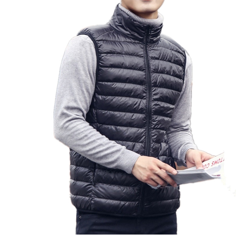 Casaco sem mangas masculino, c - Men'S Fashion Light Jacket avaliação e preço