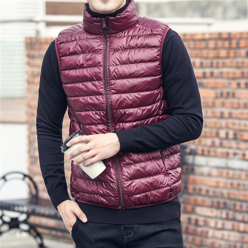 Casaco sem mangas masculino, c - Men'S Fashion Light Jacket avaliação e preço
