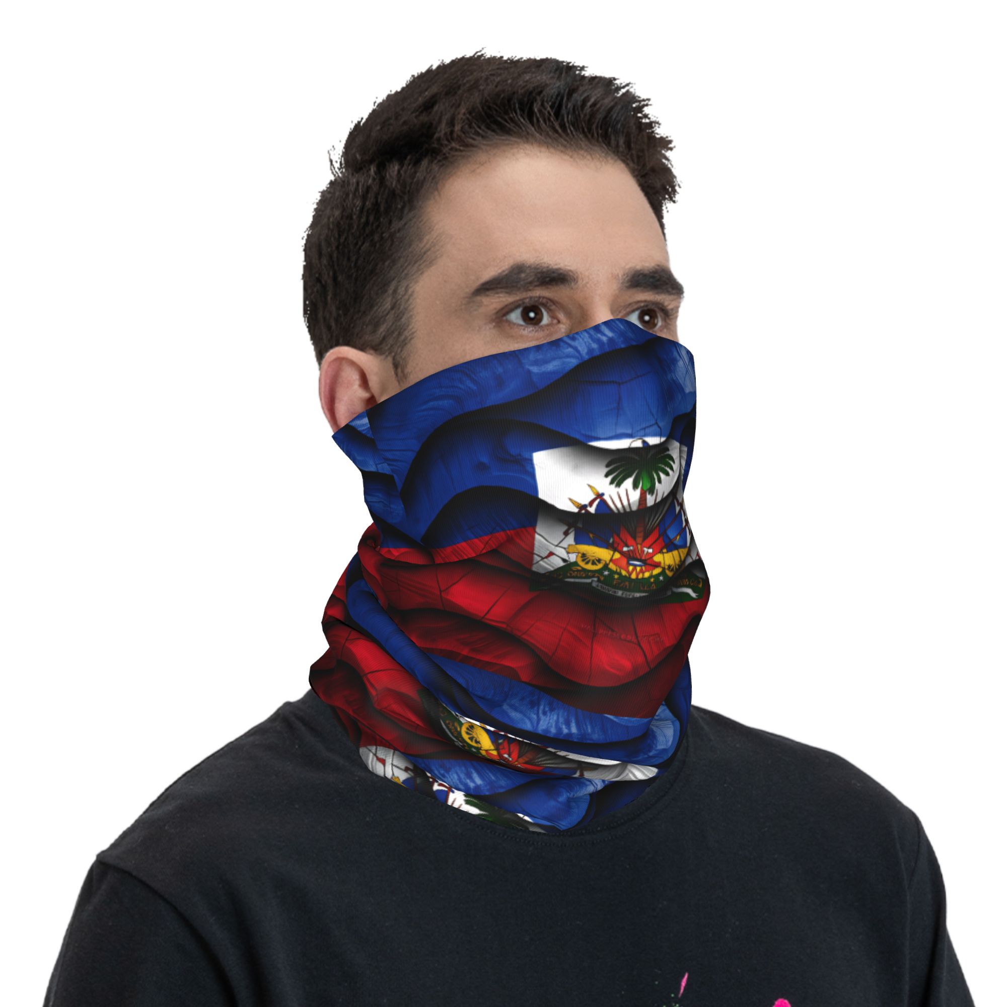 Balaclava com bandeira do Hait - Men'S Fashion Rings avaliação e preço