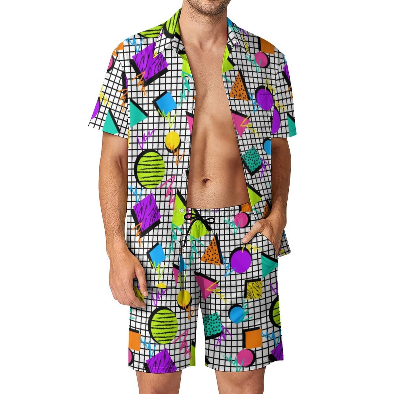 Conjunto de Camisa e Shorts Ma - Men'S Fashion Looks avaliação e preço