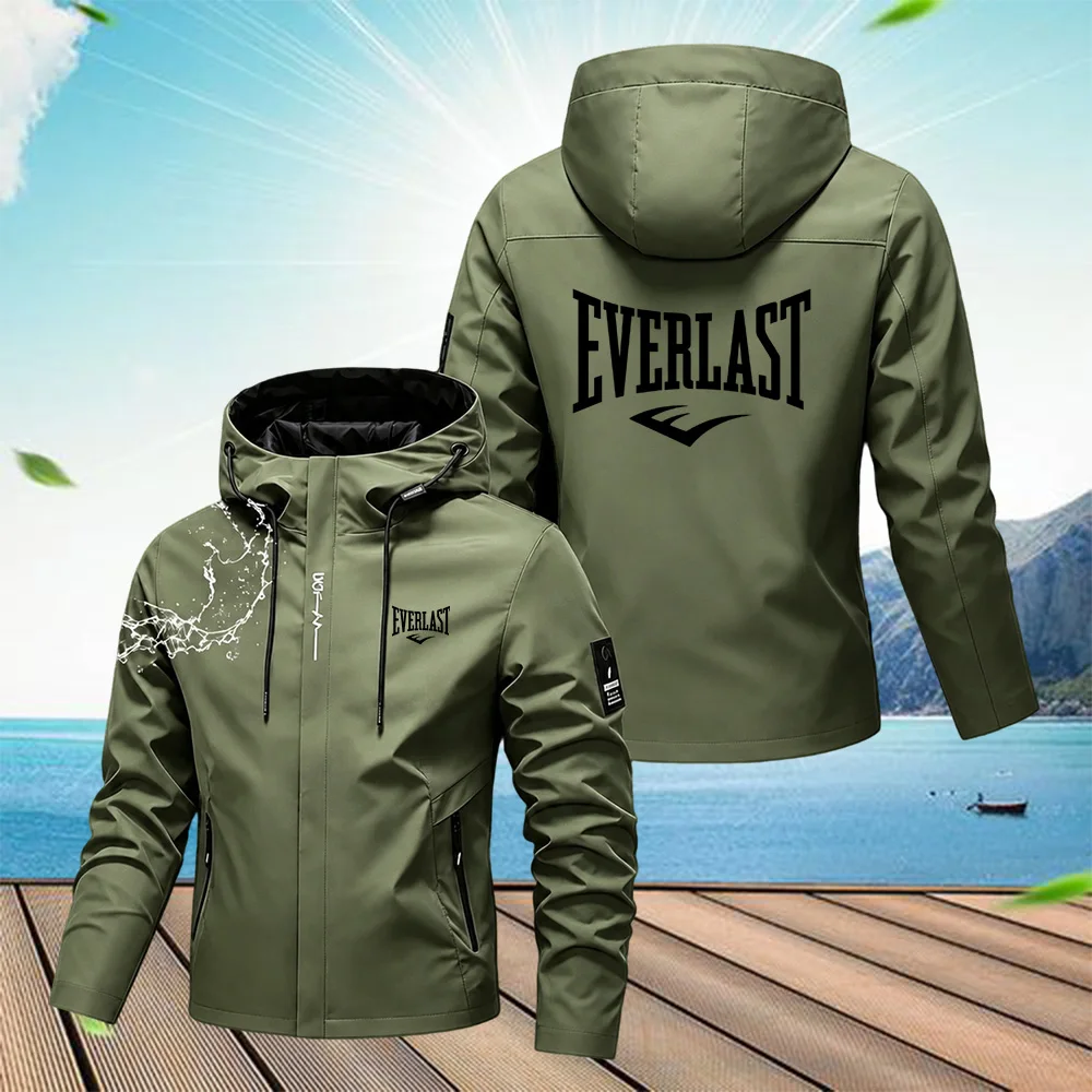 Jaqueta com Capuz Masculina de - Windbreaker Men Zip avaliação e preço