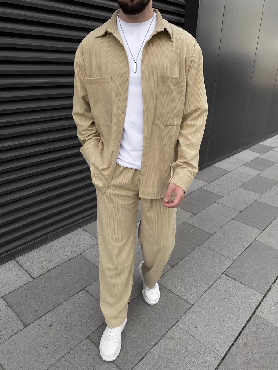 Conjunto Masculino de Corduroy - Men'S Fashion Looks avaliação e preço
