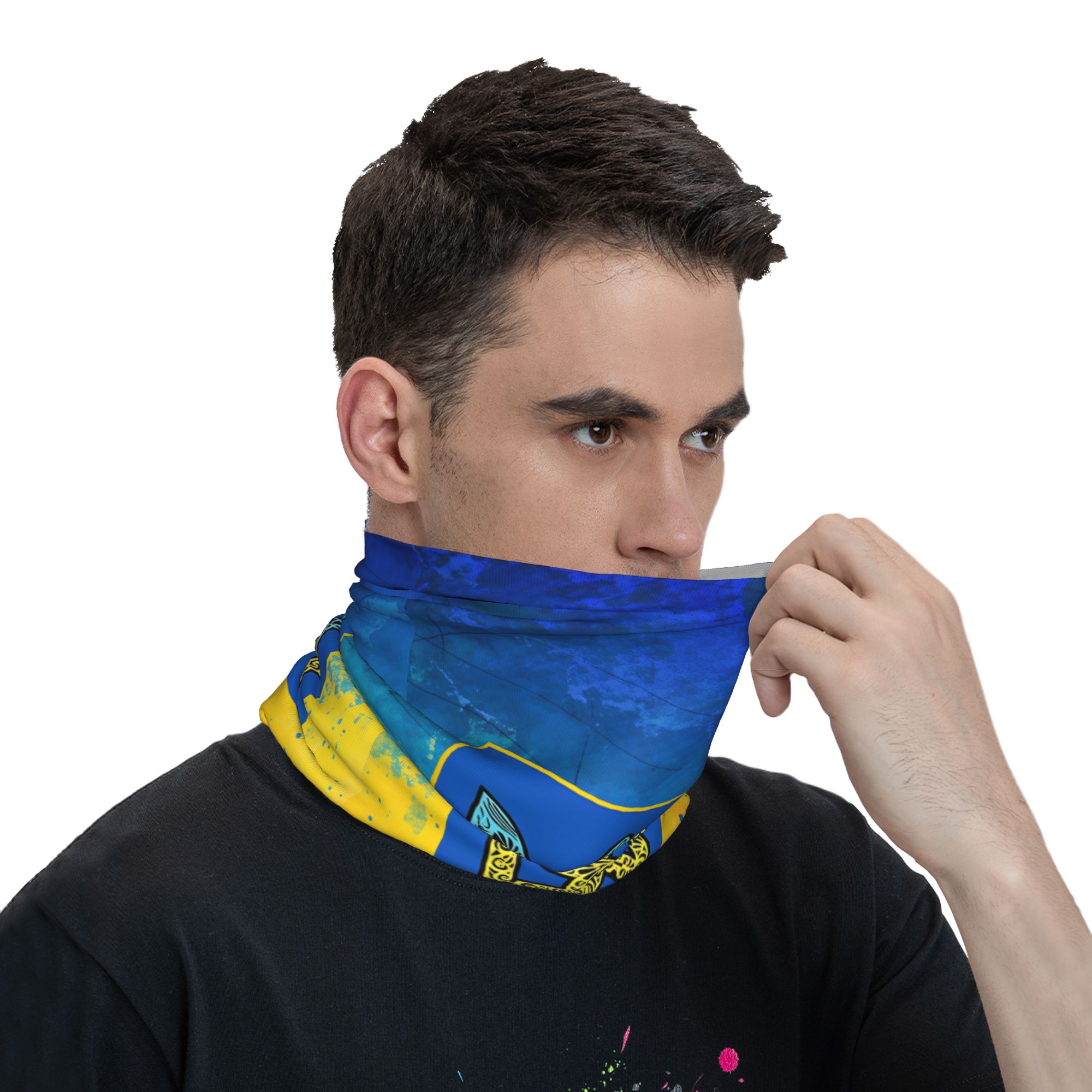 Balaclava com emblema tricolor - Men'S Fashion Rings avaliação e preço