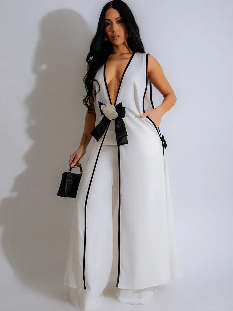 Laço apliques com decote em v  - Men Fashion Rave avaliação e preço