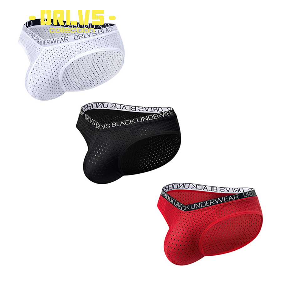 ORLVS-Cuecas De Malha De Nylon - Men'S Fashion Underwear Brands avaliação e preço