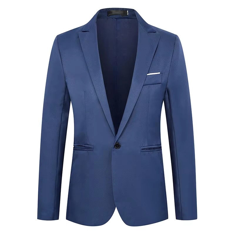 Blazer de manga comprida monoc - Men'S Fashion Light Jacket avaliação e preço