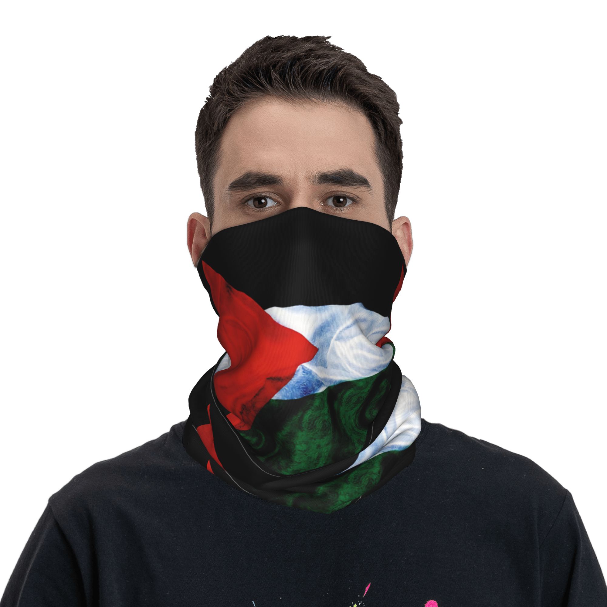 Bandana com a Bandeira da Pale - Men'S Fashion Rings avaliação e preço