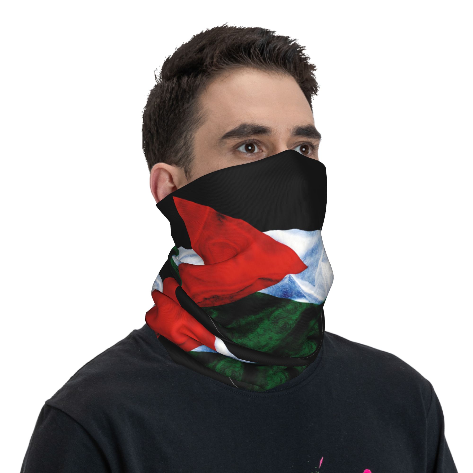 Bandana com a Bandeira da Pale - Men'S Fashion Rings avaliação e preço