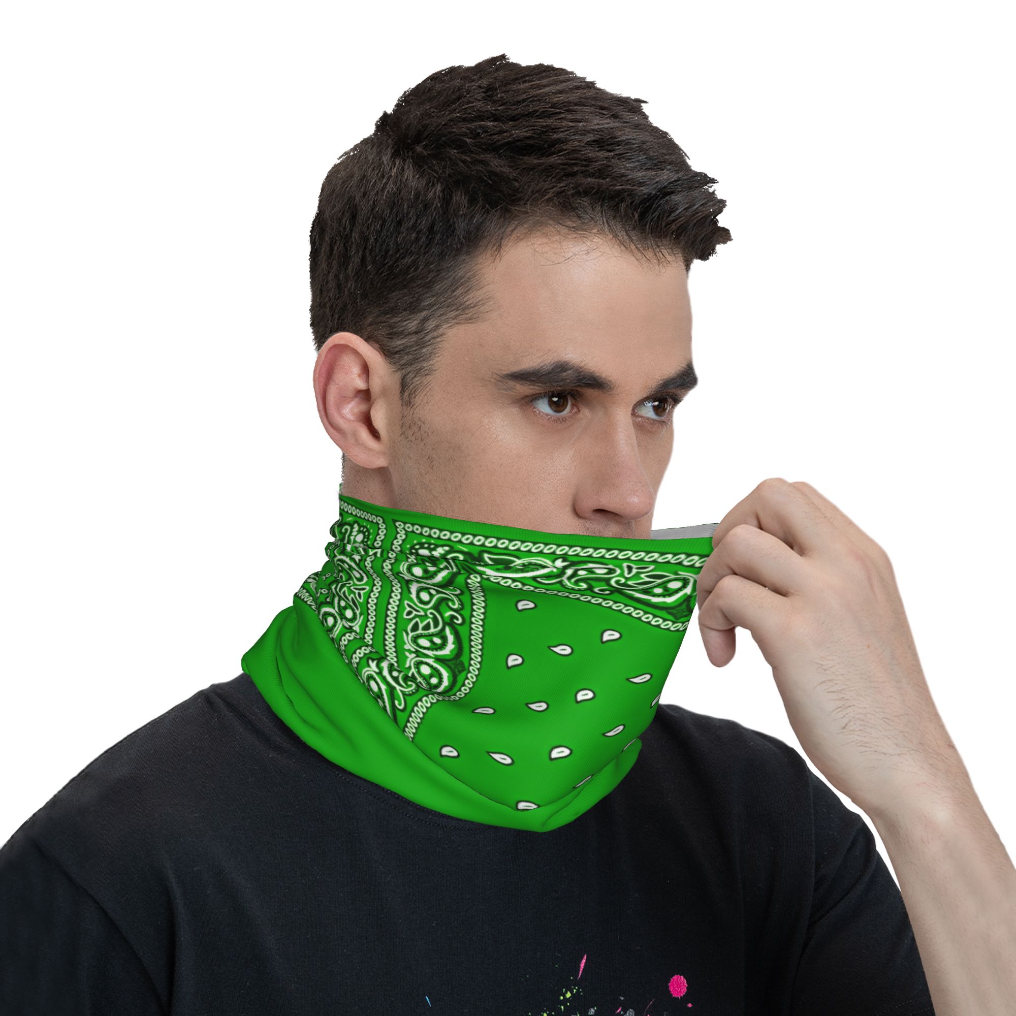 Máscara de Ciclismo Verde Esti - Men'S Fashion Rings avaliação e preço